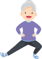 cute people training exercise cartoon character png