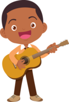 musical kid children playing music instrument png