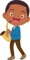 musical kid children playing music instrument png