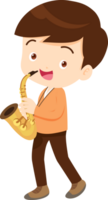 musical kid children playing music instrument png