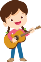 musical kid children playing music instrument png