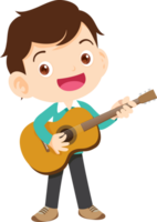 musical kid children playing music instrument png