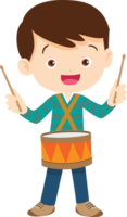 musical kid children playing music instrument png