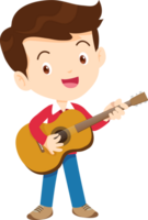musical kid children playing music instrument png