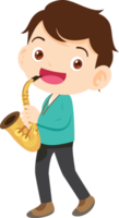 musical kid children playing music instrument png