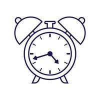 table alarm clock icon free vector