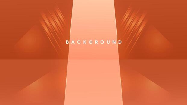 Rolled craft paper background. Brown studio minimal natural for branding and packaging presentation vector