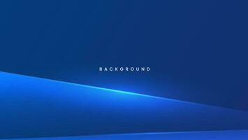 Blue background diagonal lines, and light. Overlap layer on space for presentation vector