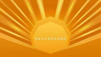 Modern orange and gold luxury abstract background. movement speed vector