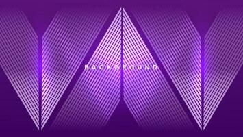 Triangle purple background. Bright space with lines effect texture vector