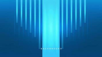 Blue stage show background with lighting effect. Celebration grand openning concept vector