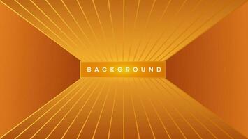 Orange speed background. Concentration line vector