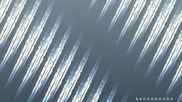 Gray scratch stripes, Splatter in rectangle shape. Grunge background texture vector