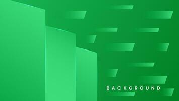 Green background stage lighting effect graphic vector