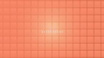 Tile checkered orange color background bathroom floor texture vector