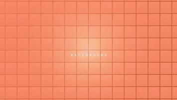 Tile checkered orange color background bathroom floor texture vector