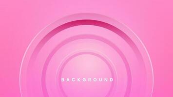 Pink circle background. Swirl circular lines element vector