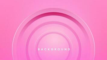 Pink circle background. Swirl circular lines element vector