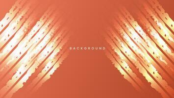 Orange light overlapping layers, Line grunge background texture vector