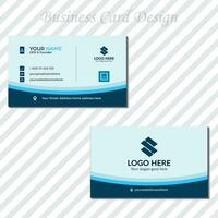 Creative and modern Business Card Design. vector