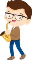 musical kid children playing music instrument png