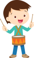 musical kid children playing music instrument png