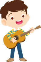 musical kid children playing music instrument png