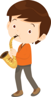 musical kid children playing music instrument png