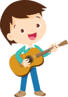 musical kid children playing music instrument png