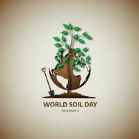 World Soil Day December 05 Background Vector Illustration