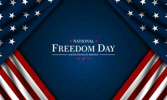 National Freedom Day February 01 Background Vector Illustration