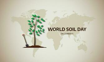 World Soil Day December 05 Background Vector Illustration