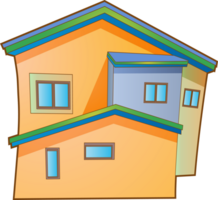 cute Building Cartoon constructions png