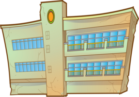 cute Building Cartoon constructions png