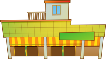 cute Building Cartoon constructions png