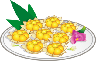 traditionell thai desserter ljuv mat png