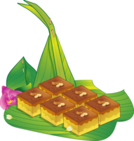 traditionell thai desserter ljuv mat png