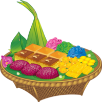 traditionell thai desserter ljuv mat png