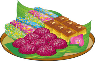 traditioneel Thais desserts zoet voedsel png