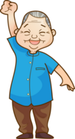 thai traditional cartoon character and element png