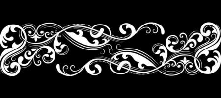 Decorative Swirl Border background Wallpaper vector