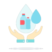 water illustration design png