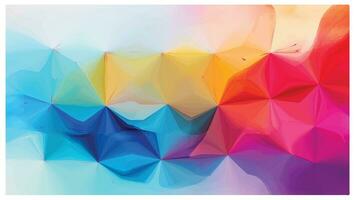 Polygon abstract backgrounds with text vector