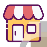 shop illustration design png