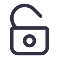 unlock icon design png