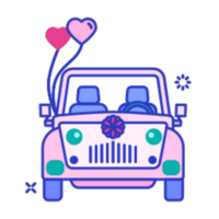 wedding car icon design png