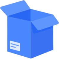 Package opened icon design png