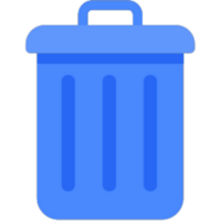 diseño de icono de basura png