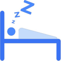 conception d'icône de sommeil png