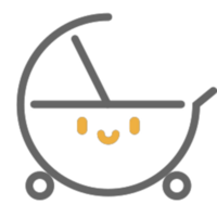 stroller crib icon design png